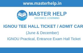 IGNOU TEE Hall Ticket-Admitcard