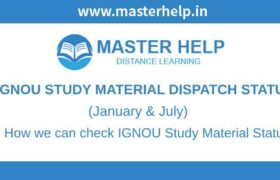 IGNOU Study Material Status